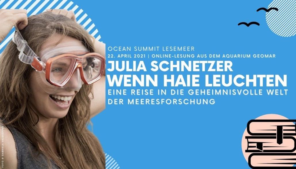 Julia Schnetzer liest „Wenn Haie leuchten“