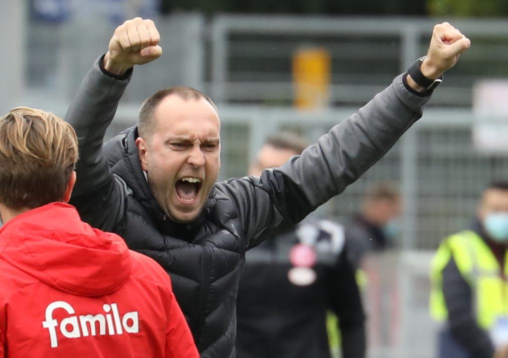 Ole Werner konnte in der vergangenen Saison das ein ums andere Mal jubelnd die Hände in die Lüfte strecken.