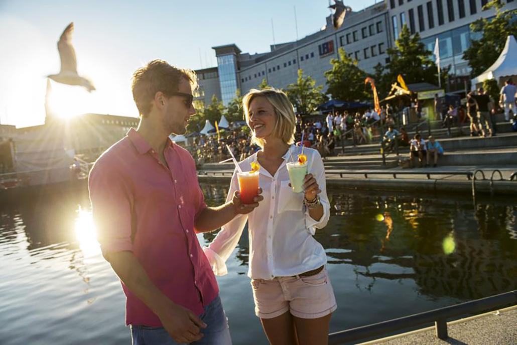 Viele Veranstaltungen des Kultursommers finden direkt am Wasser statt.