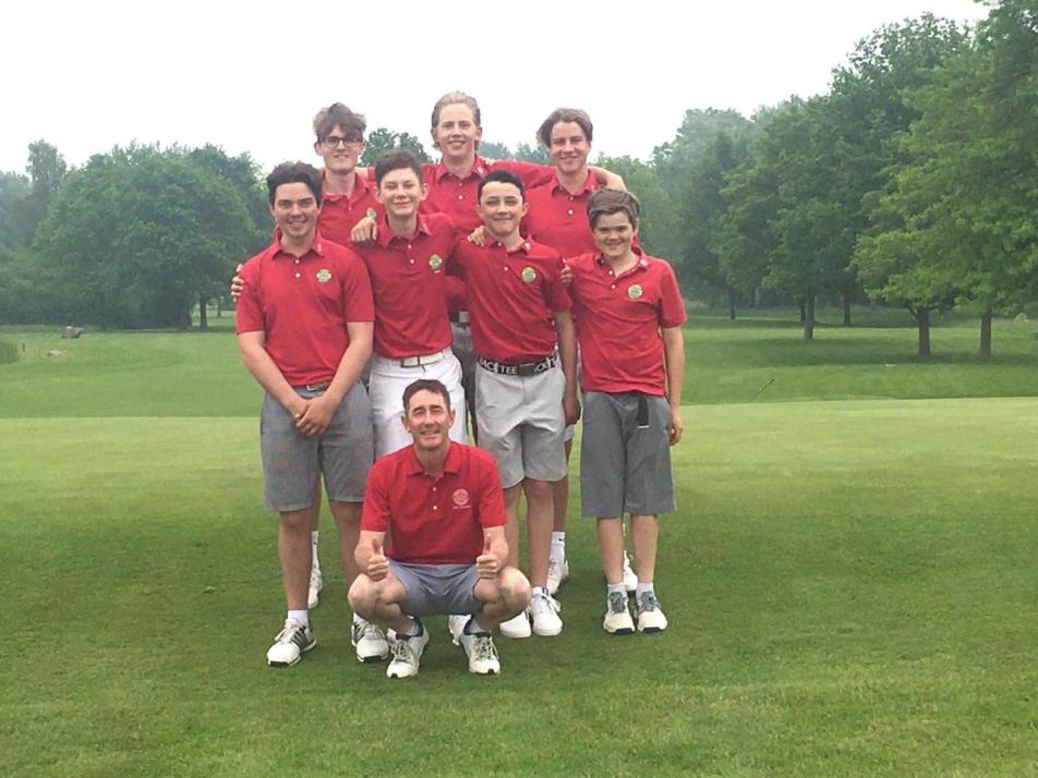 Freuen sich auf das Bundesfinale in Augsburg: Die Golfer des GC Kitzeberg.