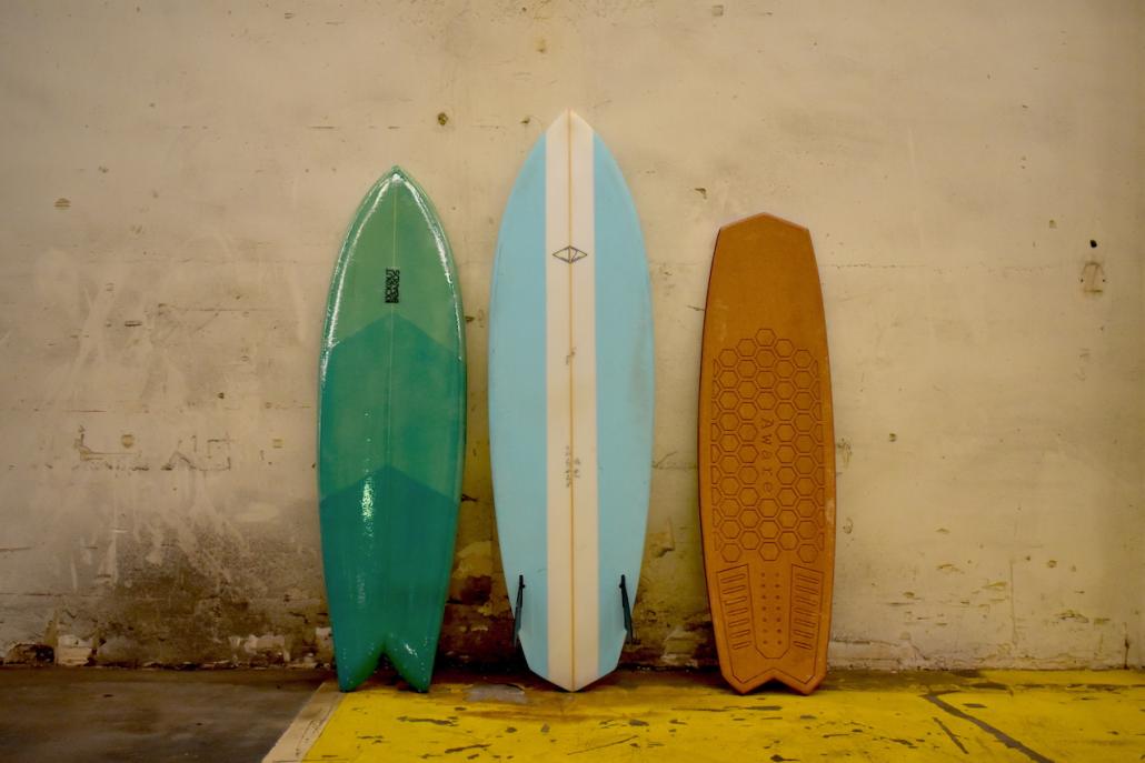 Mit Liebe zum Details und ganz individuell wird jedes Surfbrett in Handarbeit gefertigt. 