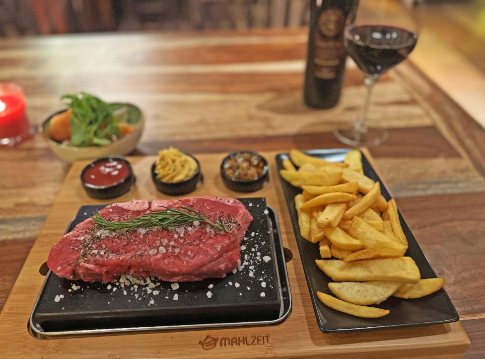 Beim Lavasteak kann man den optimalen Garpunkt selbst bestimmen.