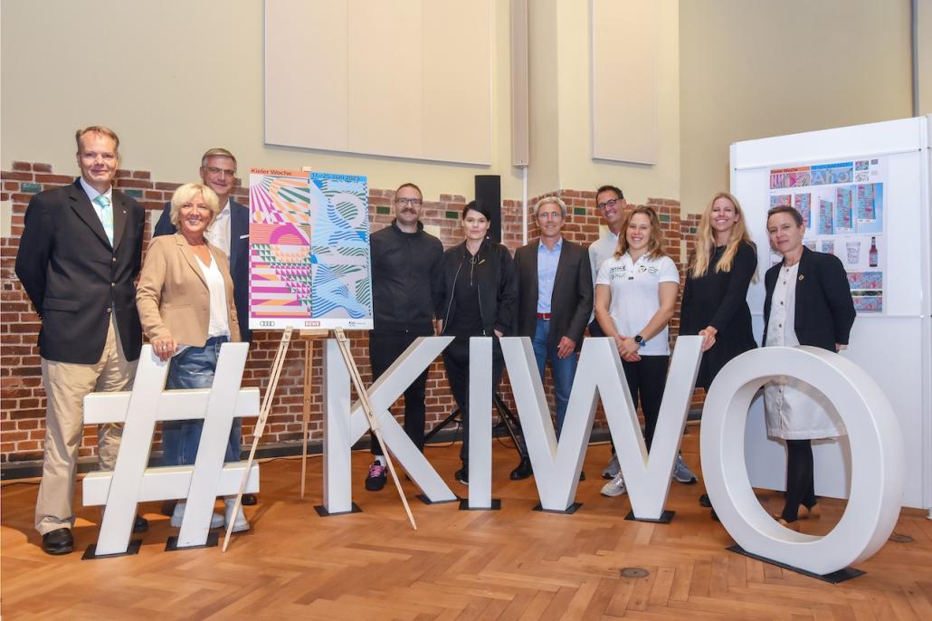 Kieler Woche-Plakat 2023 vorgestellt