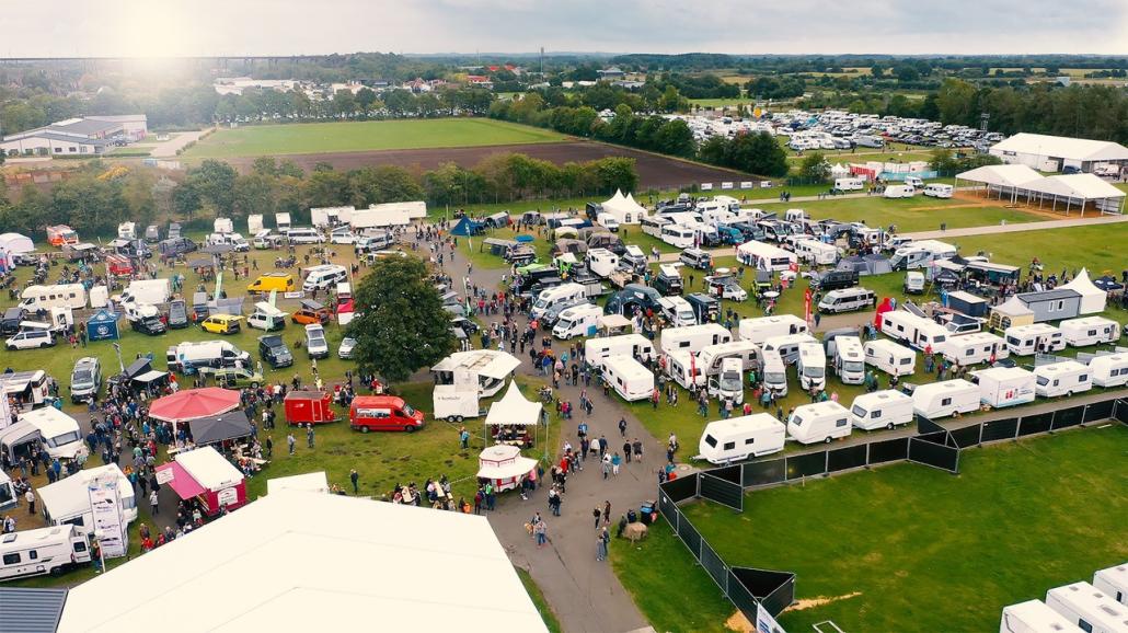 Camping-Messe mit Festival-Charakter.