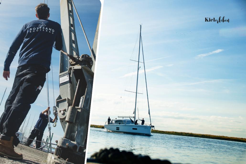 Der Lohn für die Arbeit: Nach Feierabend geht es noch einmal raus auf die Ostsee