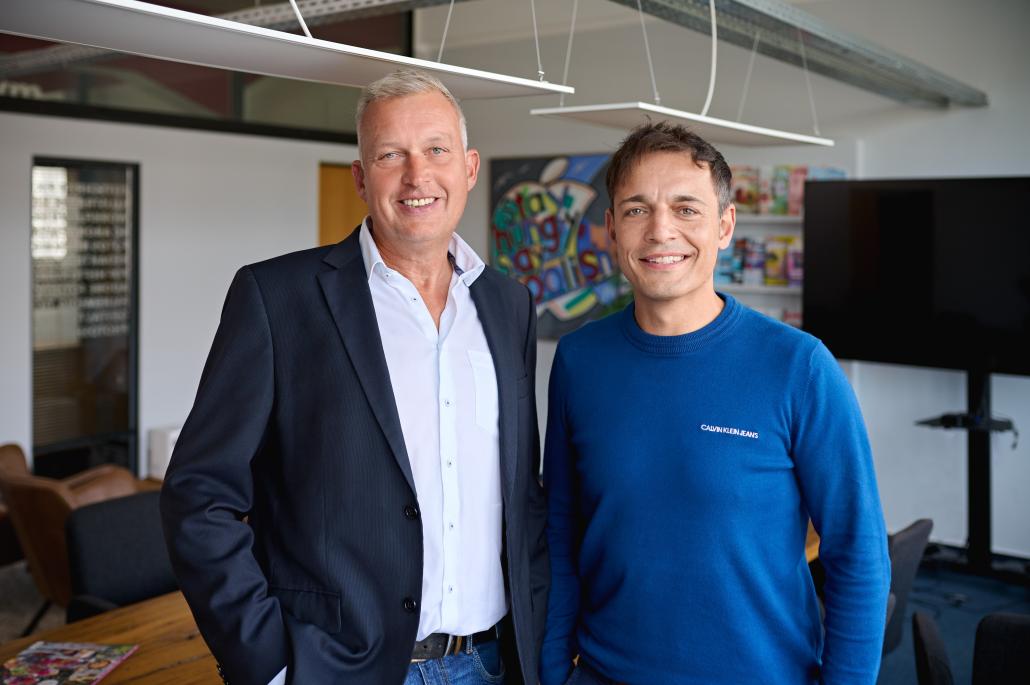 Sorgen für frischen Wind beim Magazin Verlag Hamburg: falkemedia CEO Kassian Alexander Goukassian (rechts) und Geschäftsführer Jörg Stoeckicht übernahmen das Ruder zum 1. Januar 2023