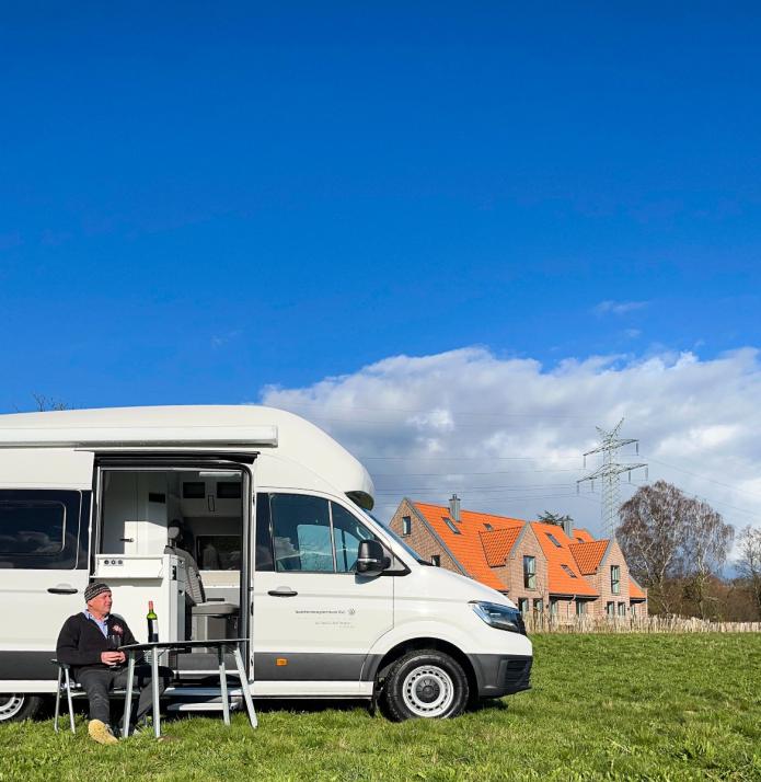 Jörg Stoeckicht hat das Probefahrtwochenende mit dem VW Grand California entspannt genossen.