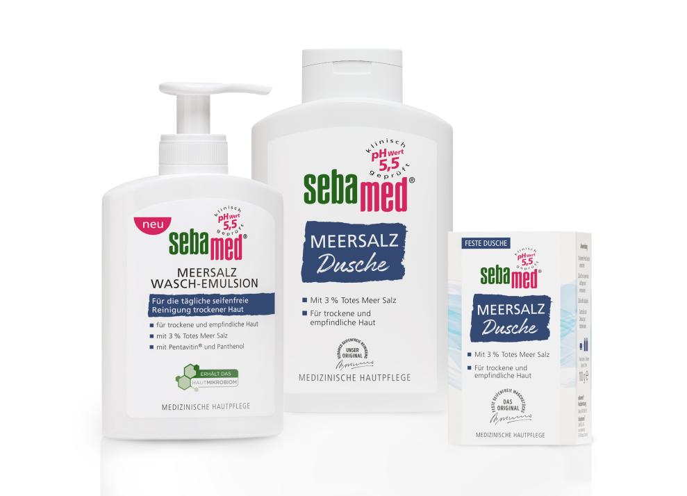 sebamed: Meersalz-Hautpflegeprodukte