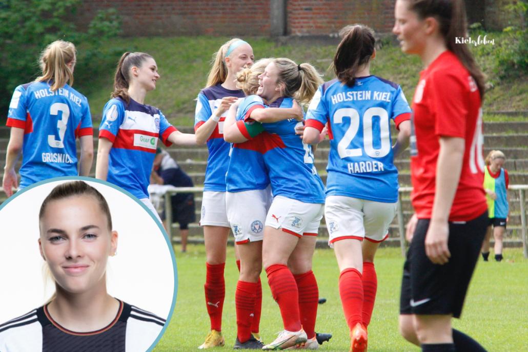 Laura Freigang trug drei Jahre das Trikot der Jugendmannschaft von Holstein Kiel.