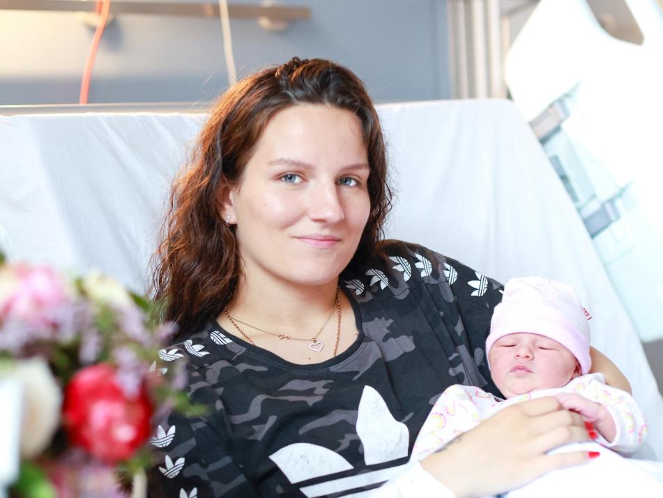 Juna Malya wurde am 17. Juli kurz nach 6 Uhr morgens geboren.