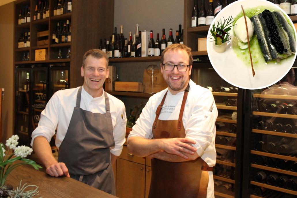 Dirk Hoberg und Lasse Knickrehm verwöhnten rund 200 Gäste mit ihren Kreationen im Romantikhotel Kieler Kaufmann.