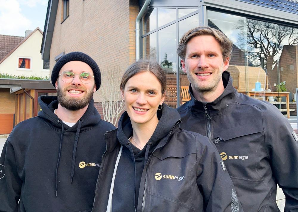Nils, Meike und Christian Reimers (v. l.) teilen sich die Aufgaben in ihrem
neu gegründeten Familienunternehmen.