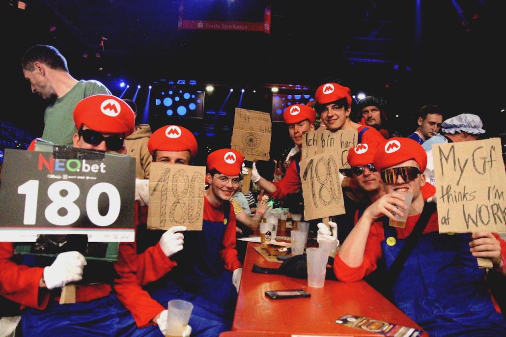 Super Mario war auch da – in gleich mehrerer Ausführung.