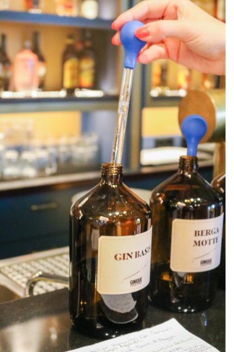 Beim Gin-Tasting durften wir uns mal so richtig kreativ ausleben