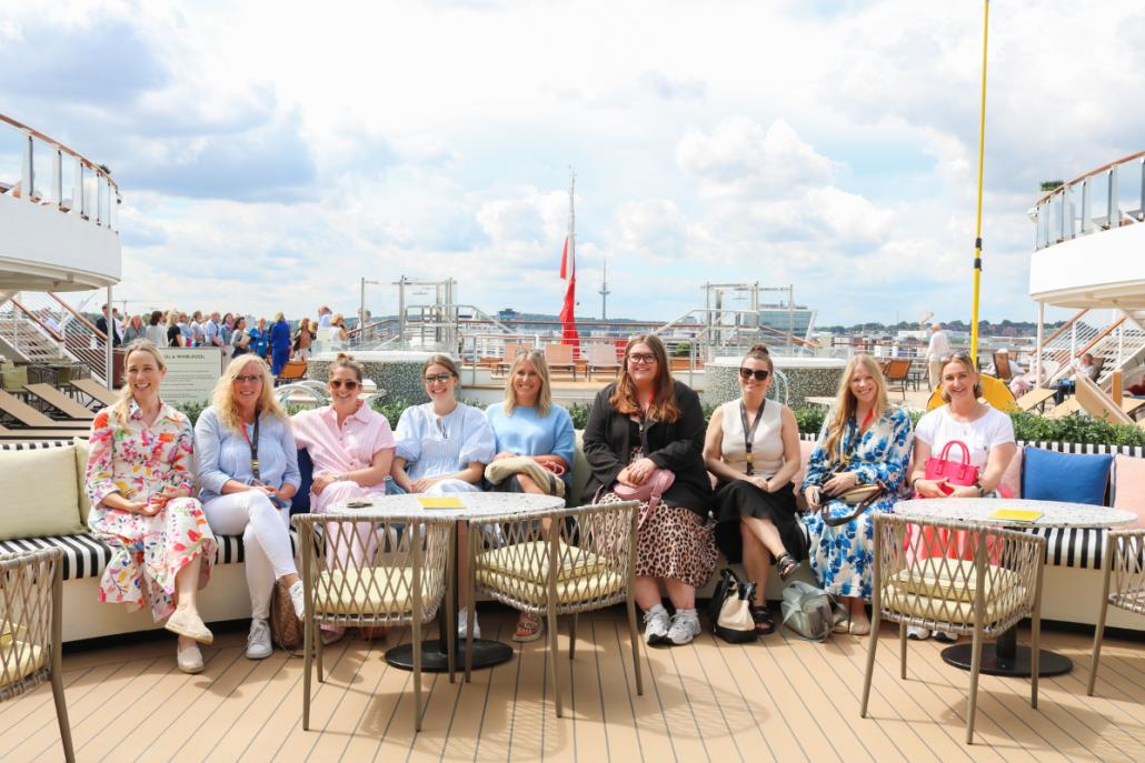 Unsere geladenen Kieler Influencer an Bord der Queen Anne