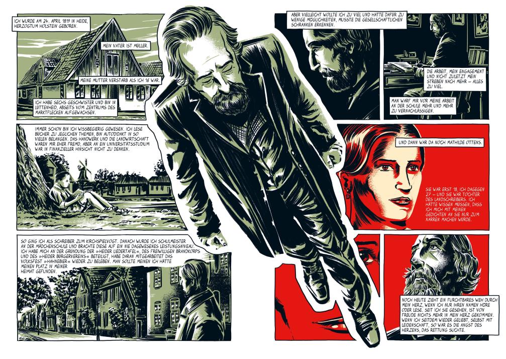 Zu Ehren Klaus Groths: Ein Comic für den Dichter