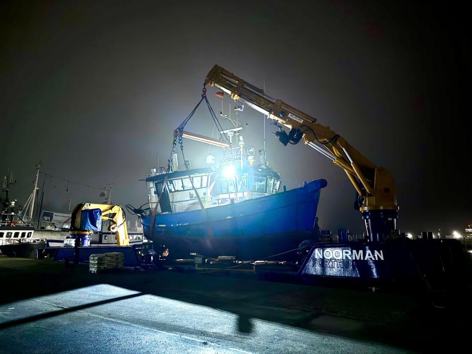 Kieler Förde: Kutter von Möltenort geborgen
