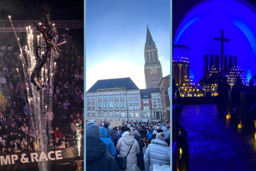 Action und Emotionen: Das war am Wochenende in Kiel los