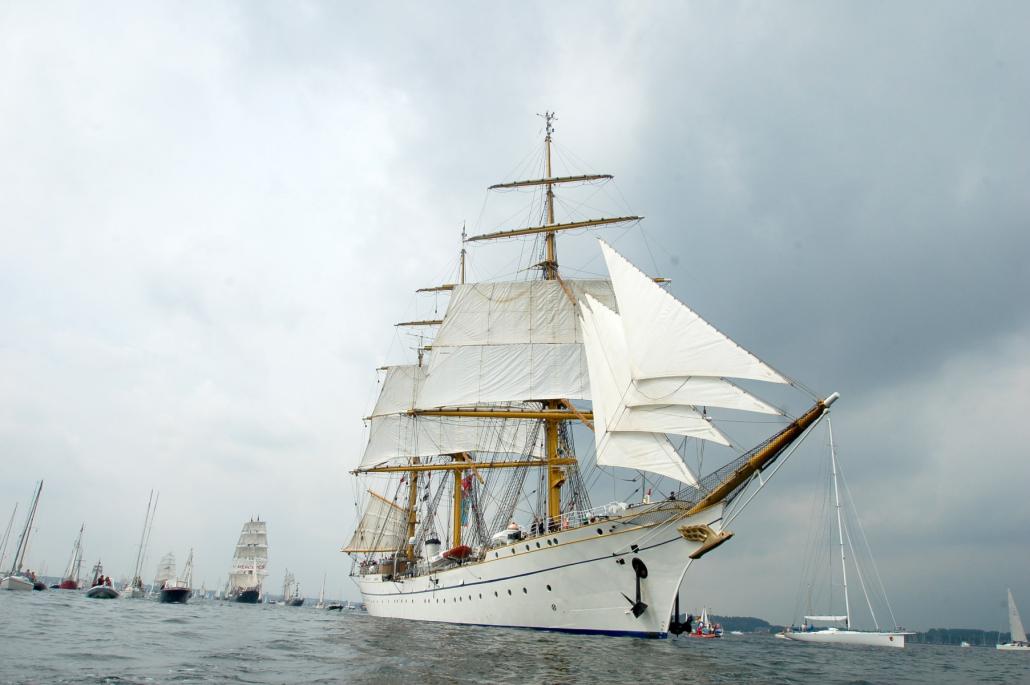 Gorch Fock führt Windjammer-Segelparade 2025 an