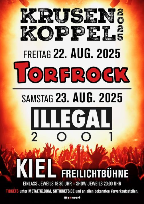 Torfrock und Illegal 2001 rocken die Krusenkoppel