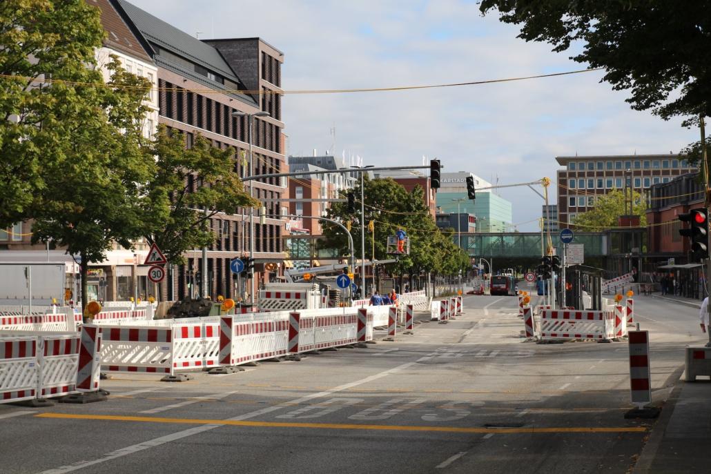 Baustelle am Kieler Hbf: Nächste Bauphase in Sicht