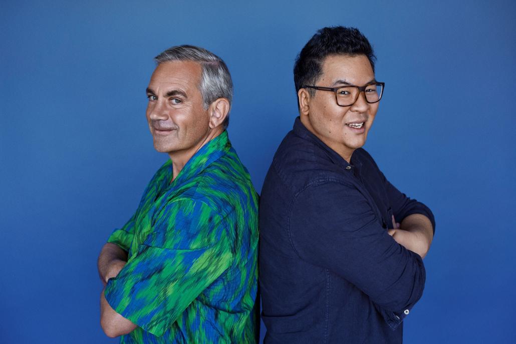 Wladimir Kaminer & Martin Hyun im Studio Kino