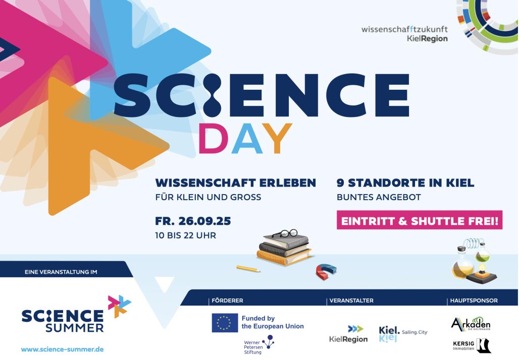 Am 26. September lädt der Science Day in Kiel zu wissenschaftlichen Experimenten und zum Mitmachen ein.