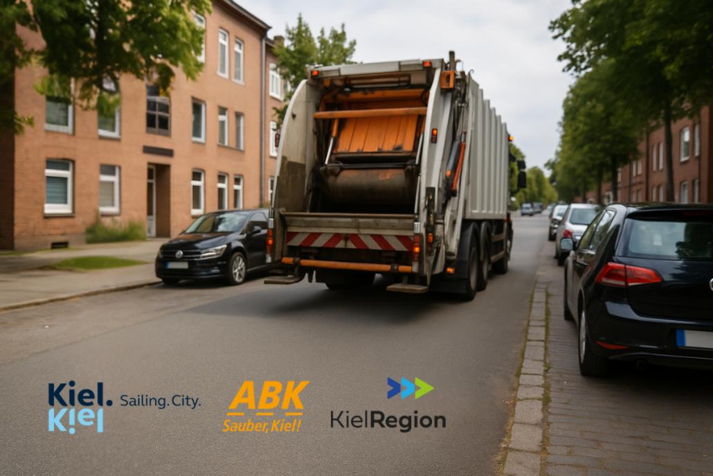 Parksensoren entlasten Kiels Verkehr für Müllabfuhr & Co.