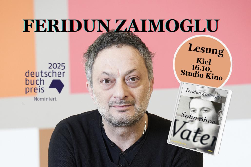 Der Kieler Feridun Zaimogli ist mit seinem neuesten Roman für den deutschen Buchpreis nominiert und am 16. Oktober auf Lesereise in seiner Heimatstadt.