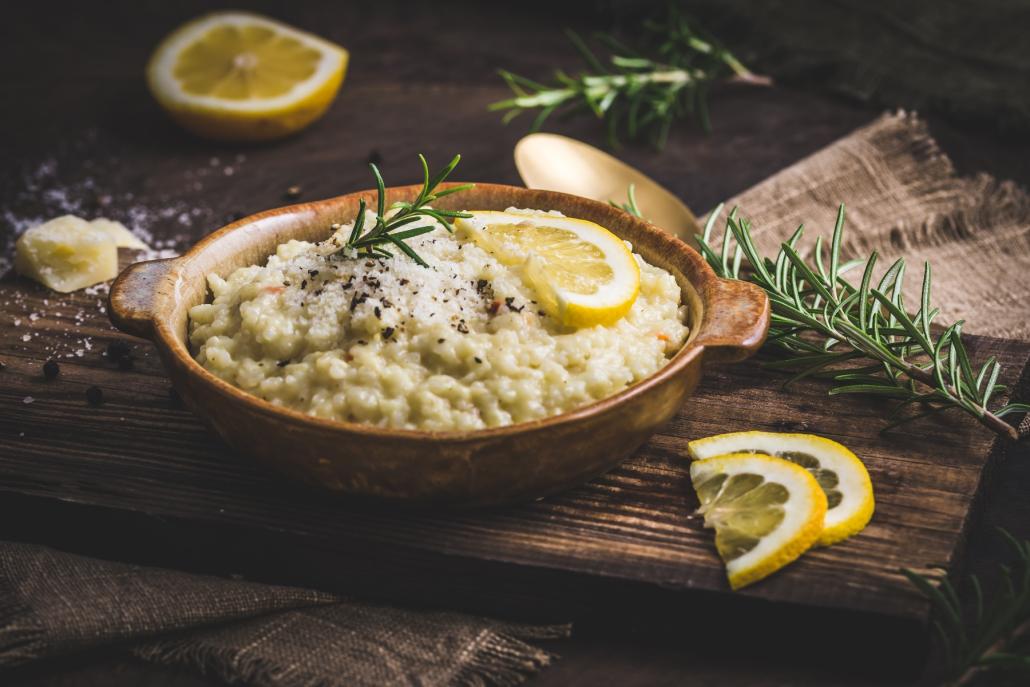 Italienische Winterküche: Zitronenrisotto mit Jakobsmuscheln 