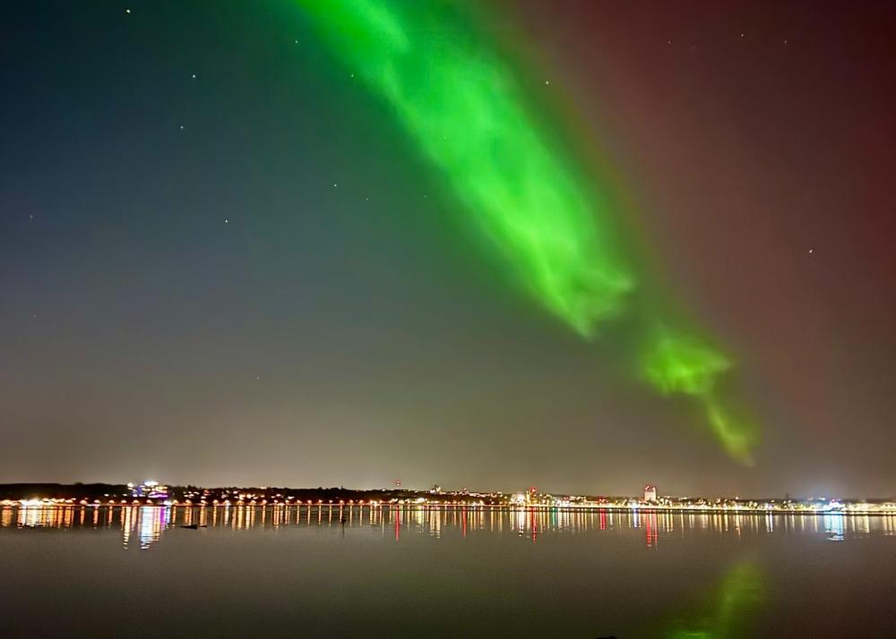 Polarlichter über Kiel: Eure schönsten Bilder der Aurora Borealis