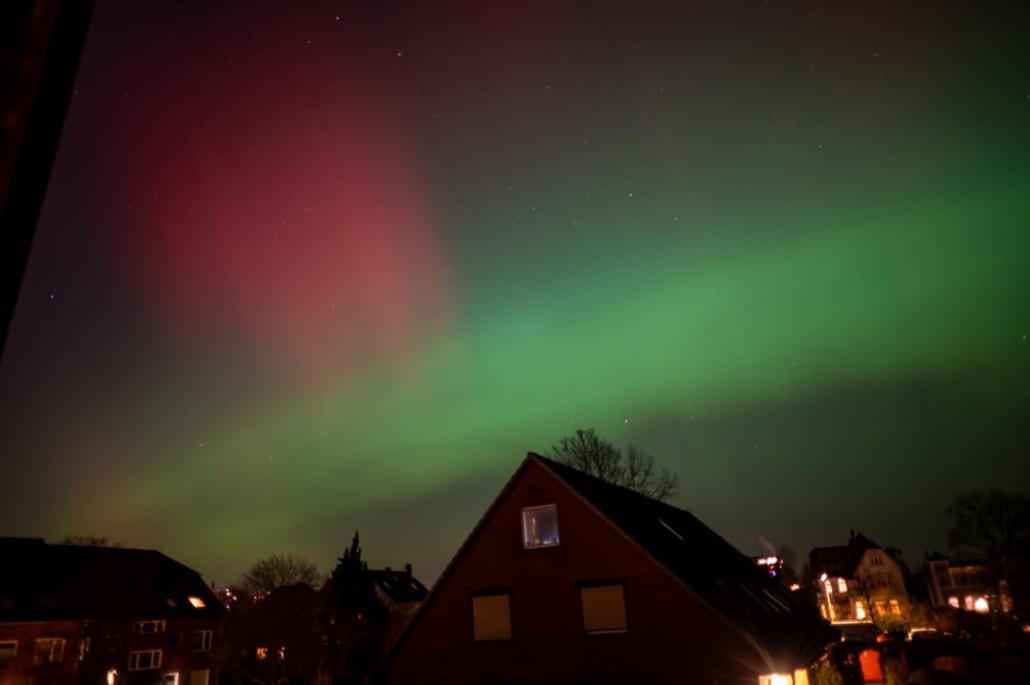 Polarlichter über Kiel: Eure schönsten Bilder der Aurora Borealis
