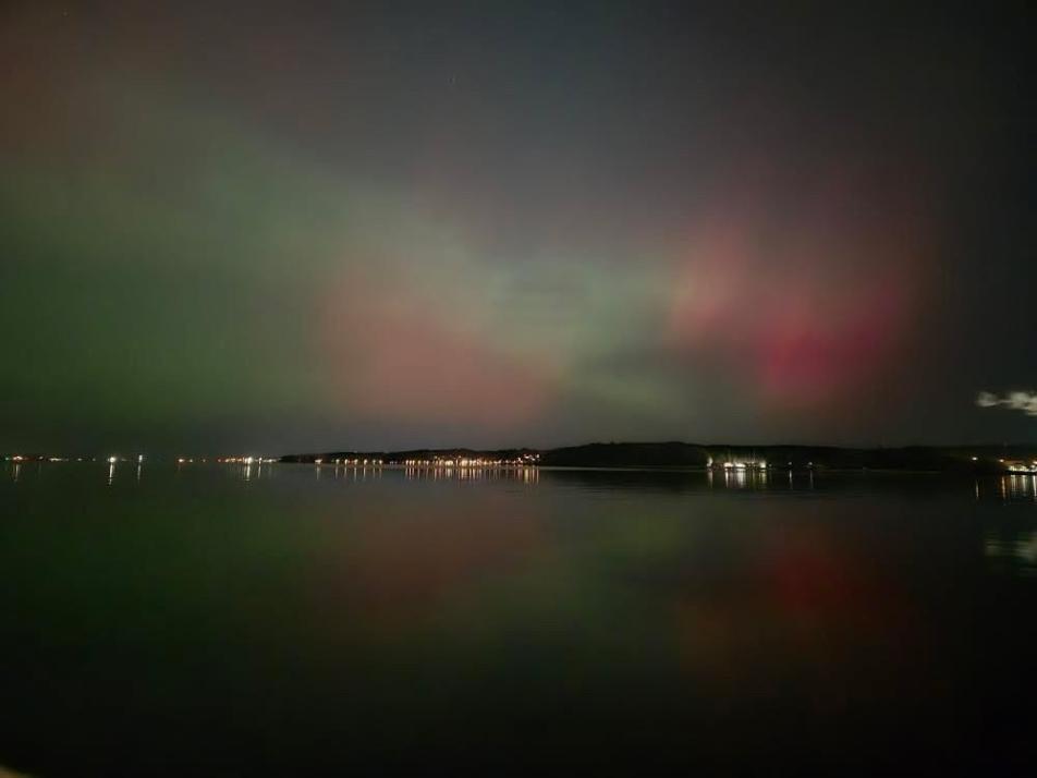 Polarlichter über Kiel: Eure schönsten Bilder der Aurora Borealis