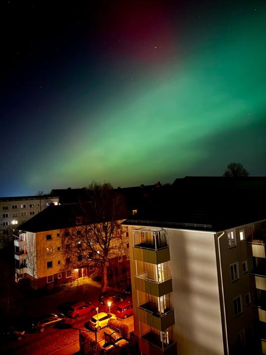 Polarlichter über Kiel: Eure schönsten Bilder der Aurora Borealis
