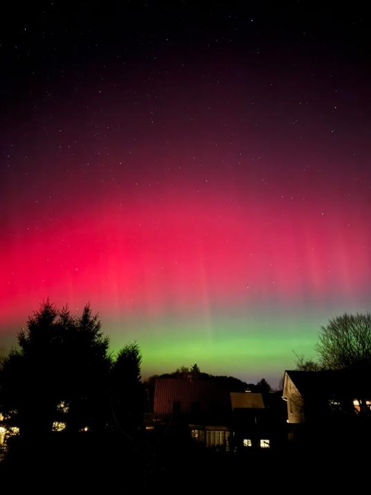 Polarlichter über Kiel: Eure schönsten Bilder der Aurora Borealis