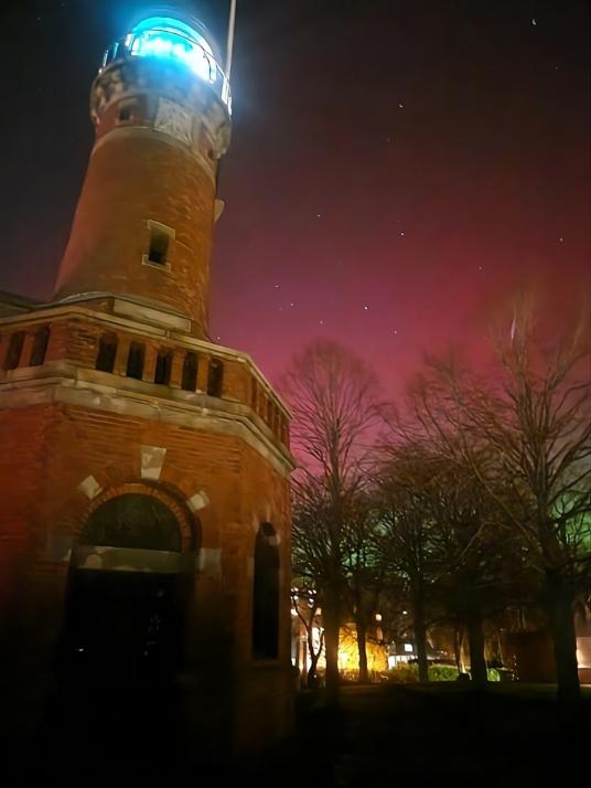Polarlichter über Kiel: Eure schönsten Bilder der Aurora Borealis
