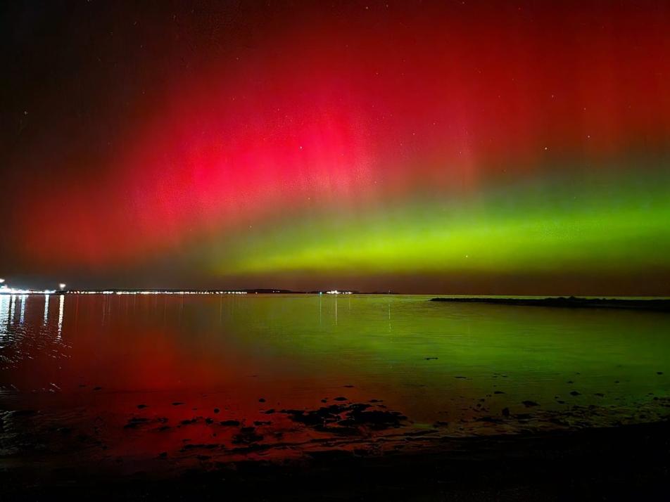 Polarlichter über Kiel: Eure schönsten Bilder der Aurora Borealis