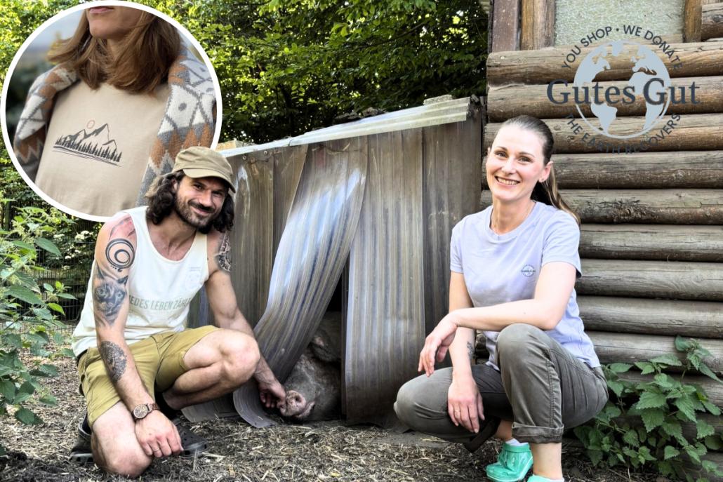 Alessa Orth schaut sich an, wie die Tiere bei Rob auf dem Lebenshof LiPaiO leben