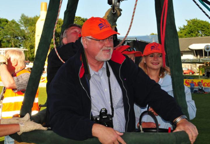 Prominenter Besuch im Ballon 