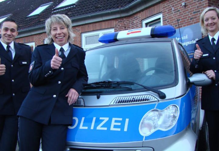 Neueinstellungen bei Landespolizei 
