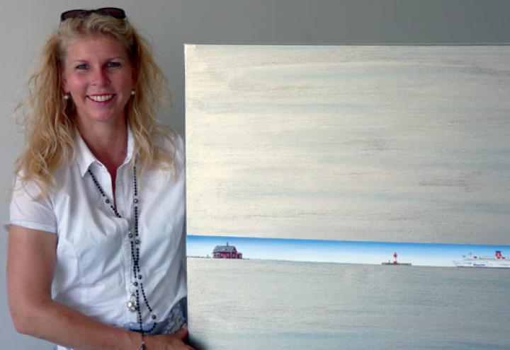 Doris Heldt organisiert ehrenamtlich die Kunstmeile 