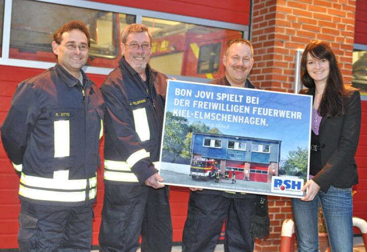 Freiwillige Feuerwehr Elmschenhagen auf Plakaten von R.SH 