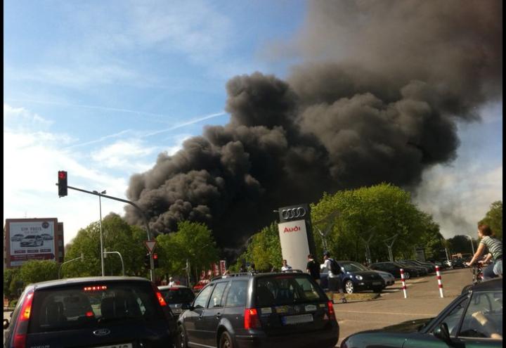 Großbrand in der Eichhofstraße 