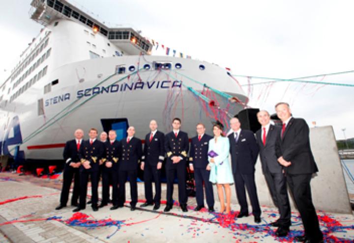 Taufe der neuen Stena Scandinavica 