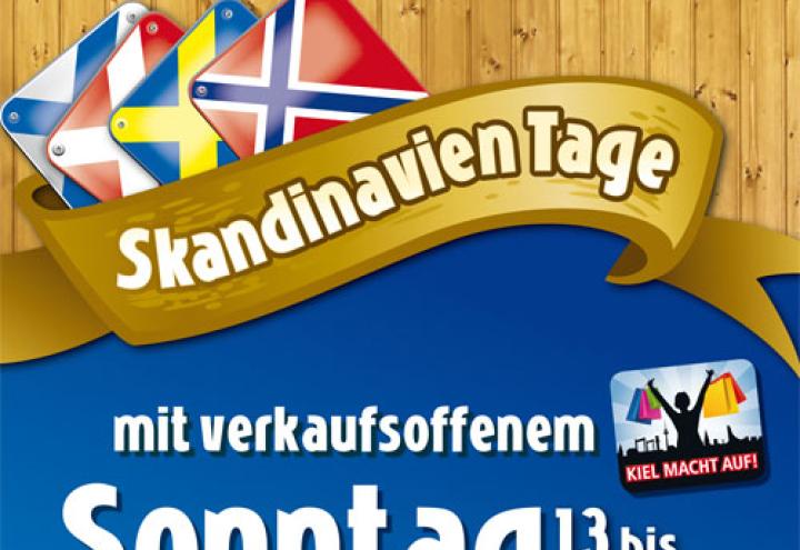 Skandinavien Tage locken zum Bummeln in die Kieler Innenstadt. 