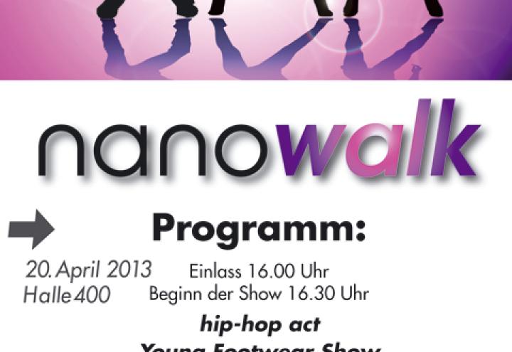 Nano Walk – Erste Footwear Modenschau in der halle400 