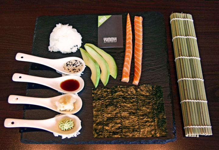 In vier Schritten zum perfekten Sushi 