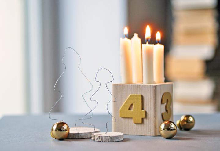Adventskalender im Quadrat 