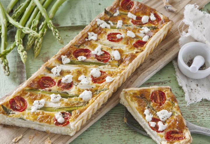 Zum Nachbacken: Leckere Spargeltarte 