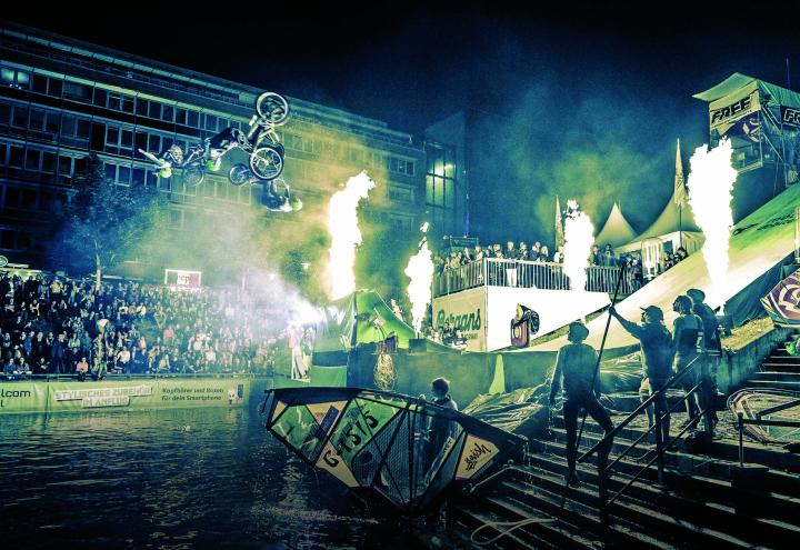 Action im FREE-Funpark auf der KiWo 